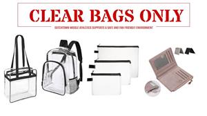 Clear Bags ONLY Policy